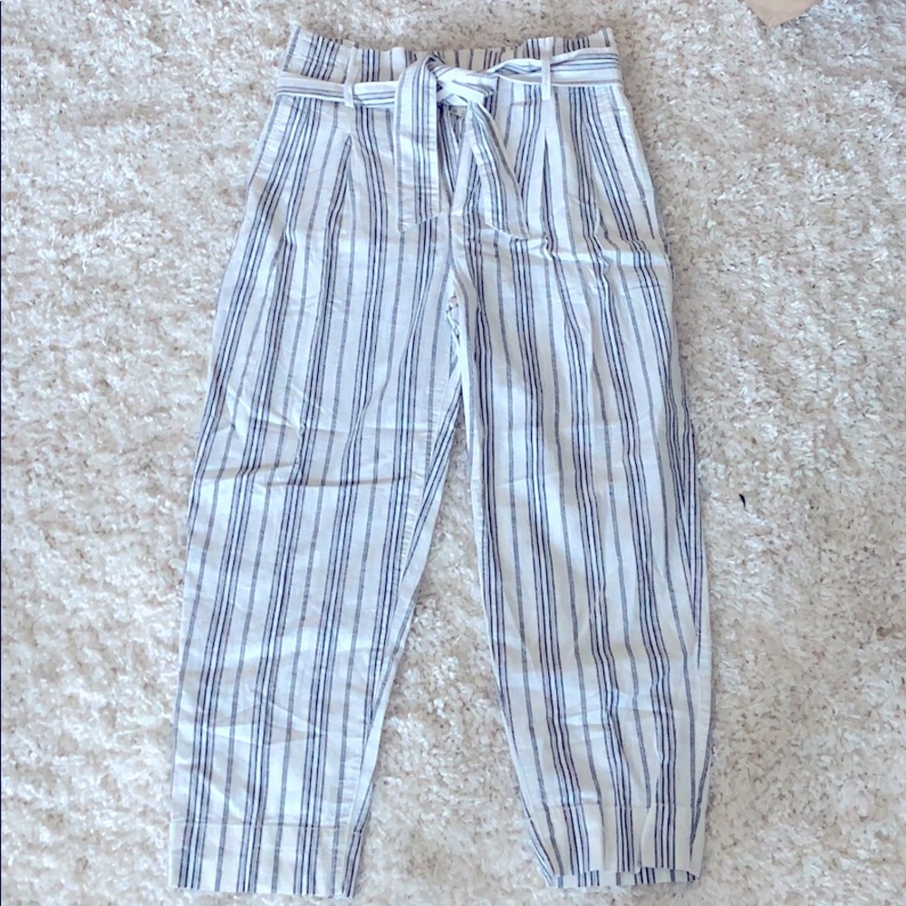 Cropped high waisted Madewell pants